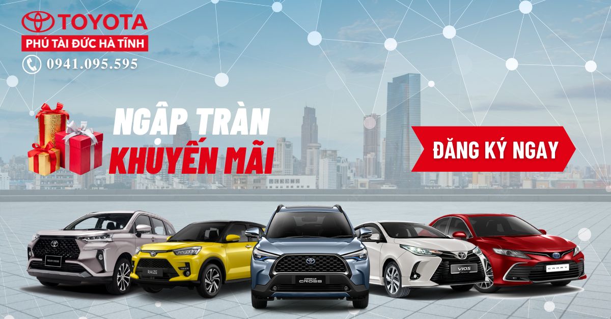 Giá xe Toyota mới nhất - Toyota Phú Tài Đức Hà Tĩnh - Bảng giá xe Toyota